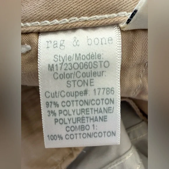 Rag & Bone — (NWOT) Fit 2 Chinos — Size 31 — NWOT - Picture 13 of 16